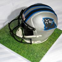 Panthers football helmet