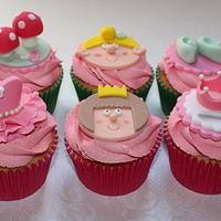 Tinkerbell and Princess Cupcakes