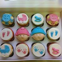 Baby Shower, Cupcakes