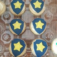 Paw Patrol cake and cupcakes