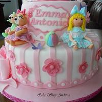 christening cake for Emma Antonia