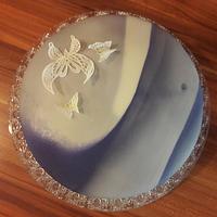 Butterfly Marble Cake