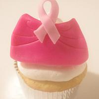Pink Ribbon Cupcake Purse