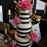Kate Spade Inspired Wedding Cake