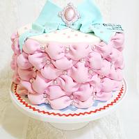 Ribbon cake 