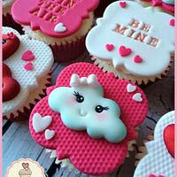 Pretty Valentine's Cupcakes
