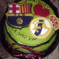 Barca&Madrid Birthday cake