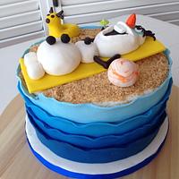 Olaf In Summer Cake