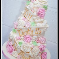 Till Death Wedding Cake