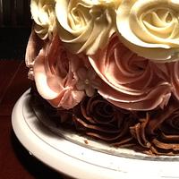 Neapolitan Rosette Cake
