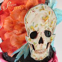 Flower Skull - Sugar Skull Bakers 2015 Collaboration