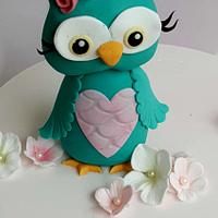 Kay - Owl Birthday Cake