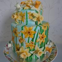Spring Daffodil Cake