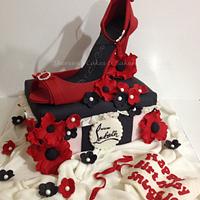 Christian Louboutin Shoe Cake