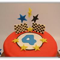 a Cars Birthday Cake for Thygo