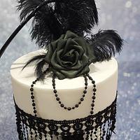 Gatsby Chandelier Wedding Cake