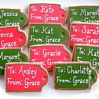 Gift Tag Cookies