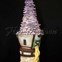 Rapunzel ou raiponce cake