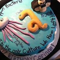 Microbiology Birthday Cake