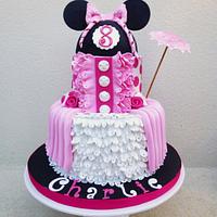 Minnie mouse cake "a la Marie-Antoinette" 