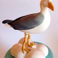 Seagull cake