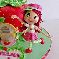 Strawberry shortcake cake