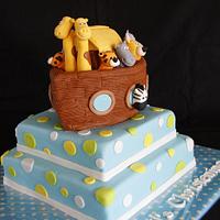 Noah's Arc Christening Cake