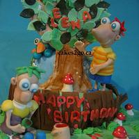 Phineas and Ferb  Cake