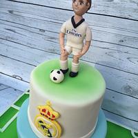 Real Madrid Soccer Cake