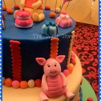 Winnie The Pooh theme Cake