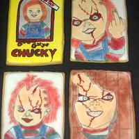 Chucky doll cookies