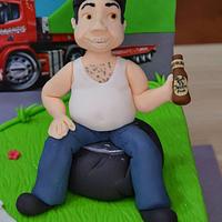 Trucker cake