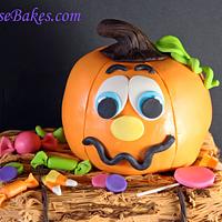 Pumpkin Patch Birthday Cake