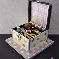 Sewing kit Cake