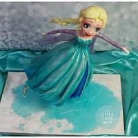 Ice Skating Princess Cake