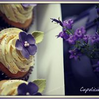 Lemon cake and cupcakes