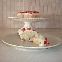 Pomegranate cupcakes