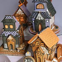 #Halloween Gingerbread Houses