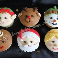 Christmas cupcakes 2012