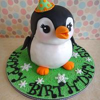 Cute Penguin Cake - cake by Cakes from D'Heart - CakesDecor