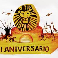 Lion King the musical III Anniversary cake