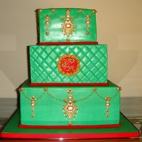 Indian wedding cake 