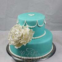 Blue Birthday cake 