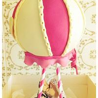Air baloon wedding cake