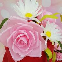 Romantic Waferpaper Roses