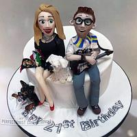Sam and Aisling - 21st Birthday Cake 