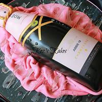 Moet and Chandon Pink Champagne Bottle