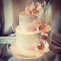 Isabella's Christening Cake