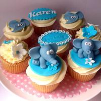 Elephant cupcakes