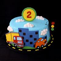 Vehicles Cake